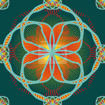 Papier peint à motif  Floralil Fleurs