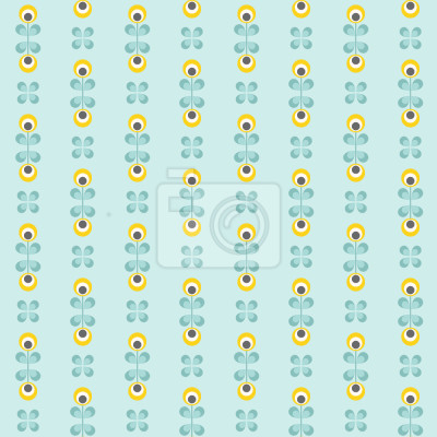 Papier peint à motif  florin scandinaves