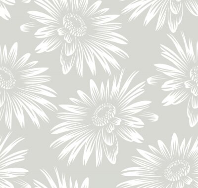 Papier peint à motif  Fond d'écran de tournesol sans soudure