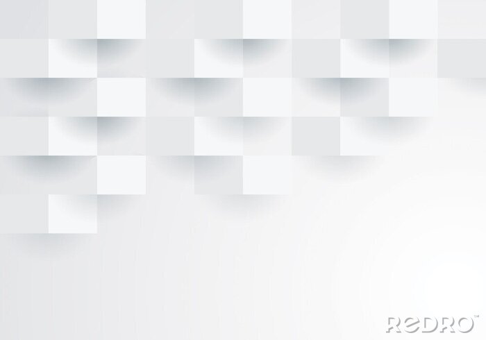 Papier peint à motif  Fond géométrique blanc