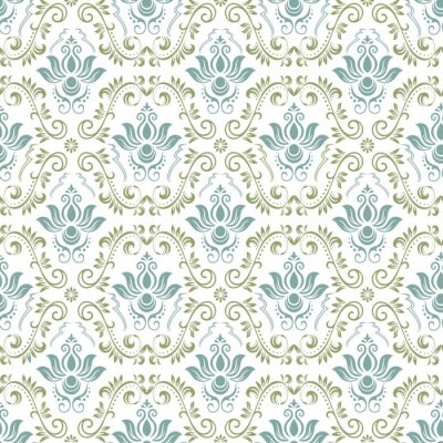 Papier peint à motif  Fond ornemental Vintage, texture de dentelle de vecteur, motif floral sans soudure