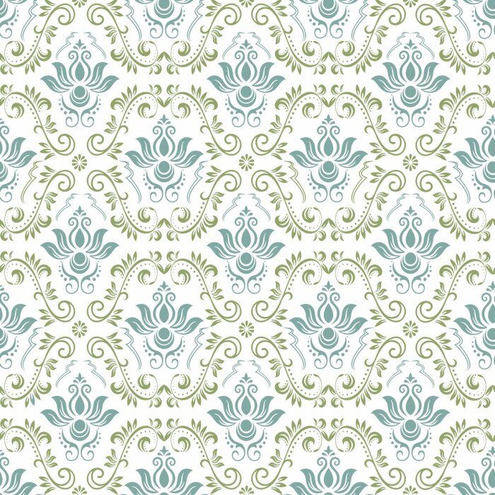 Papier peint à motif  Fond ornemental Vintage, texture de dentelle de vecteur, motif floral sans soudure