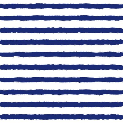 Papier peint à motif  Fond rayé bleu marine et blanc