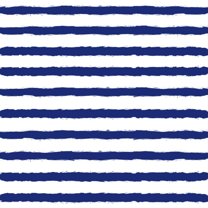 Papier peint à motif  Fond rayé bleu marine et blanc