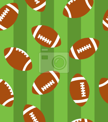 Papier peint à motif  Football Vert