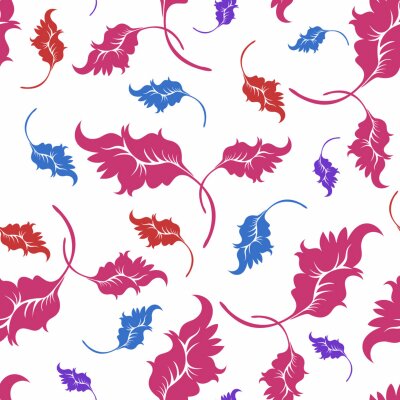 Papier peint à motif  Formes de feuilles inhabituelles