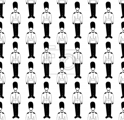 Papier peint à motif  garde Britannique