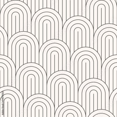 Papier peint à motif  Géométrie de ligne élégante