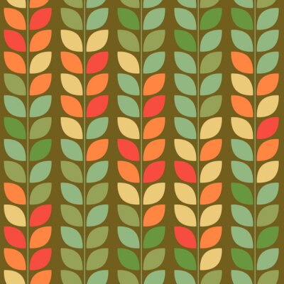 Papier peint à motif  Géométrique, modèle, feuilles