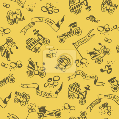 Papier peint à motif  golden Oldies