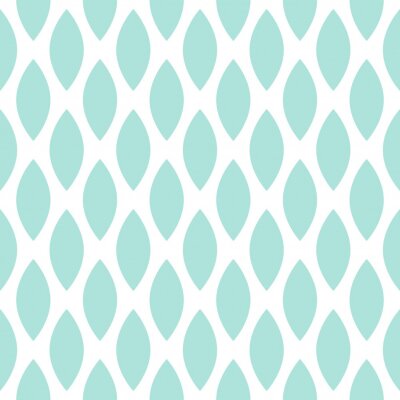 Papier peint à motif  Gouttes turquoise