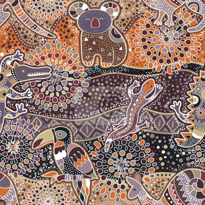 Papier peint à motif  Grand australie rêve