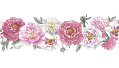 Guirlande de fleurs du jardin