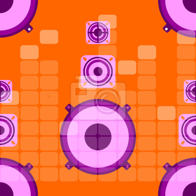 Papier peint à motif  Haut-parleur