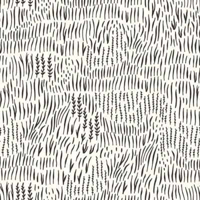 Papier peint à motif  Herbe et herbe minimalistes