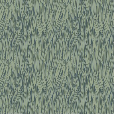 Papier peint à motif  Herbe rétro dans une teinte gris-vert