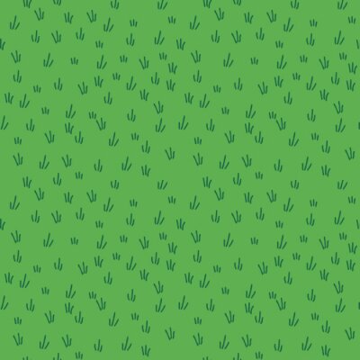 Papier peint à motif  Herbe verte sur fond vert foncé