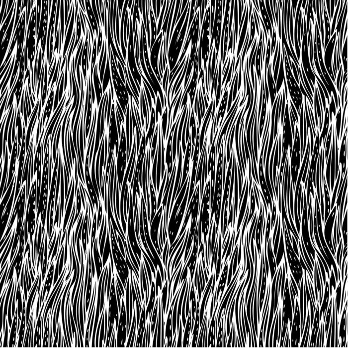 Papier peint à motif  Herbier monochrome