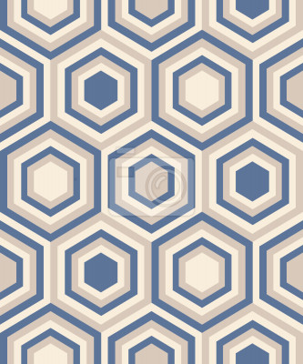 Papier peint à motif  Hexagon doux