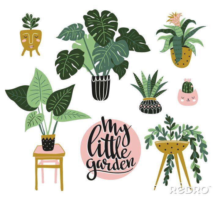 Papier peint à motif  Illustration de l'absinthe dans un style de croquis