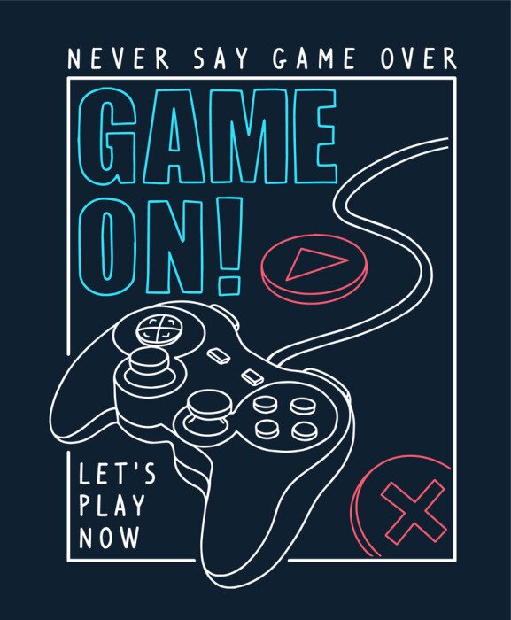 Papier peint à motif  Illustration de la manette