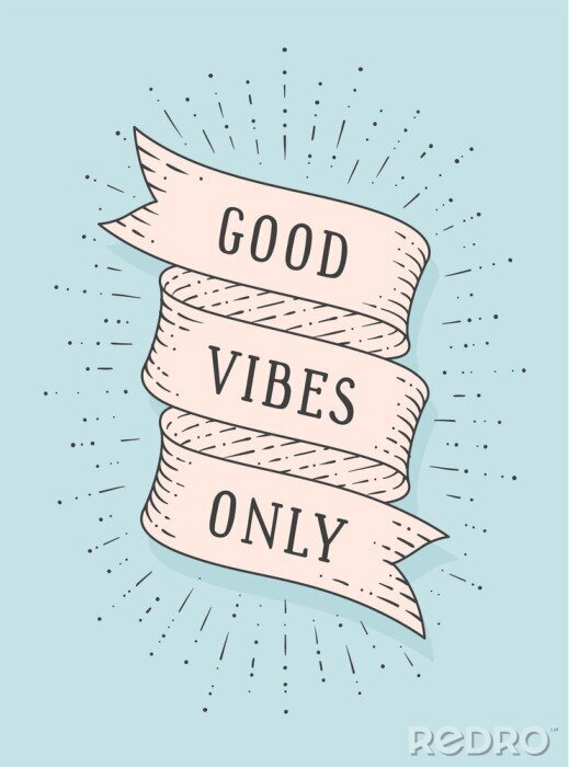 Papier peint à motif  Illustration de motivation simple avec lettrage