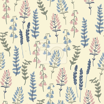 Papier peint à motif  Jardin d'ivoire