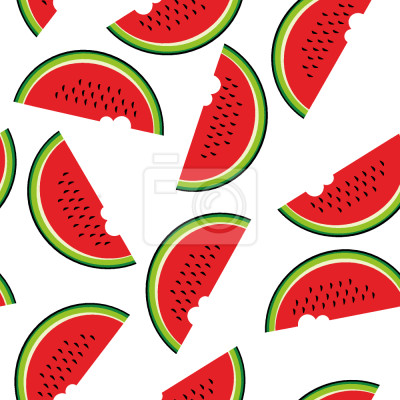 Papier peint à motif  jour melon