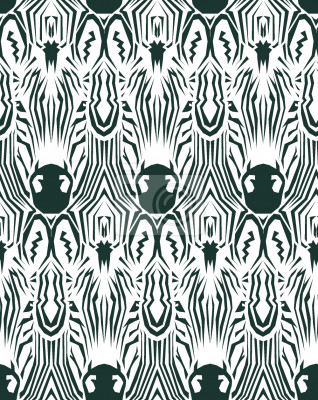 Papier peint à motif  Kaléidoscope de Zèbre