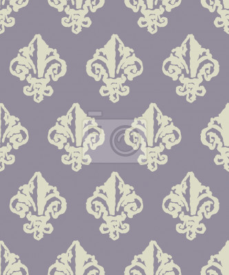 Papier peint à motif  Lady De Winter Violet