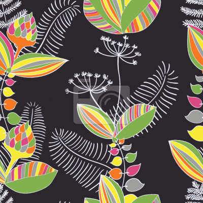 Papier peint à motif  Les prairies scandinaves