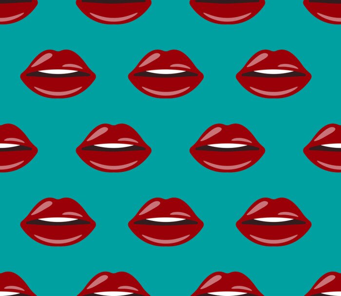 Papier peint à motif  Lettrage arc-en-ciel sur fond violet