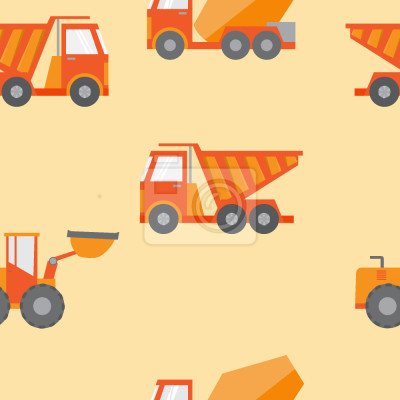 Papier peint à motif  Machine de construction