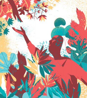 Papier peint à motif  Madre natura