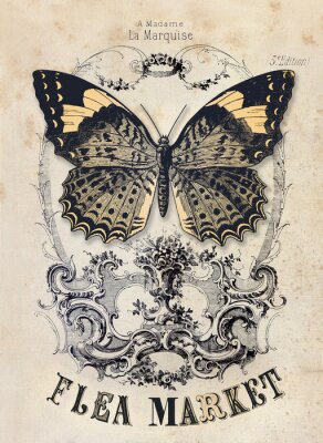 Marché aux puces vintage