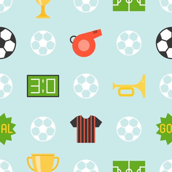 Papier peint à motif  Match de coupe du monde
