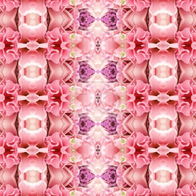 Papier peint à motif  Miroir reflets roses art graphique moderne