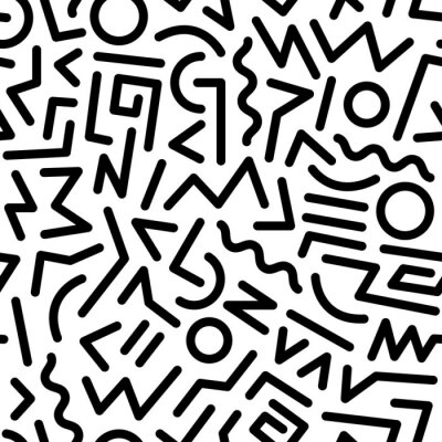 Papier peint à motif  modèle 80s