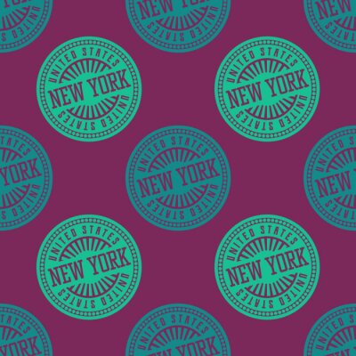 Papier peint à motif  Modèle de badge sans soudure, toile de fond pour votre conception.