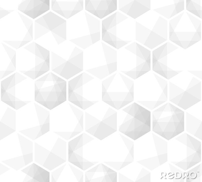 Papier peint à motif  Modèle de grille géométrique abstrait fond hexagonal
