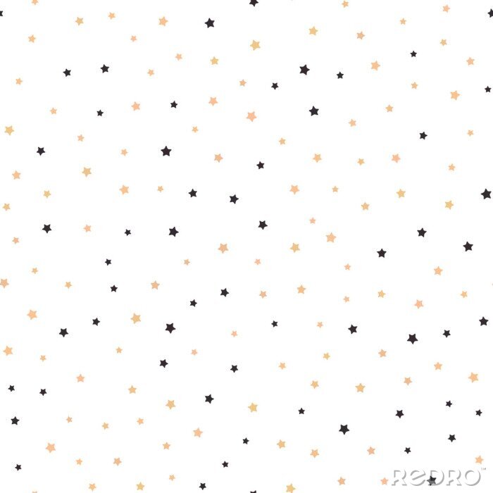 Papier peint à motif  Modèle sans couture avec petites étoiles dispersées au hasard.