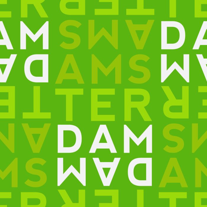 Papier peint à motif  Modèle sans couture d'Amsterdam, Pays-Bas