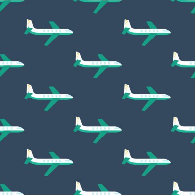 Papier peint à motif  Modèle sans soudure d'avion
