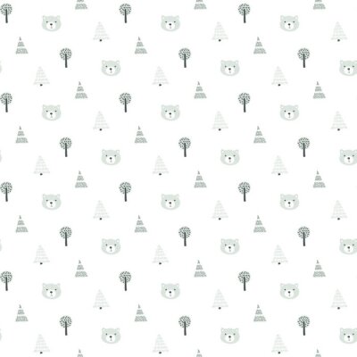 Papier peint à motif  Modèle scandinave sans vecteur