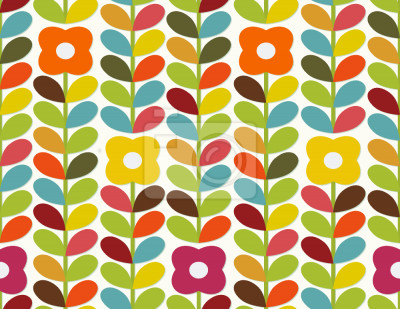 Papier peint à motif  Mon enfance Jardin