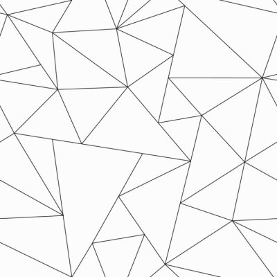 Papier peint à motif  monochrome triangle seamless pattern