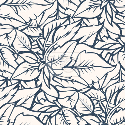 Papier peint à motif  Montagne De Feuilles