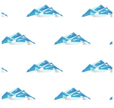 Papier peint à motif  Montagnes de glace
