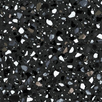 Papier peint à motif  Morceaux de pierre clairs sur fond sombre