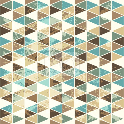 Papier peint à motif  Mosaïque triangles aux